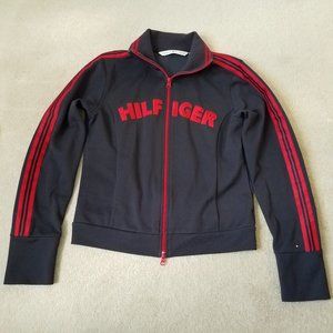 Tommy Hilfiger Track Jacket Men size L Red Black